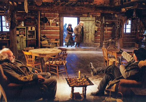 mage result for hateful eight cabin