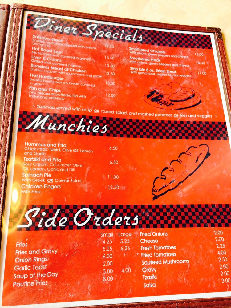 Route 99 menu