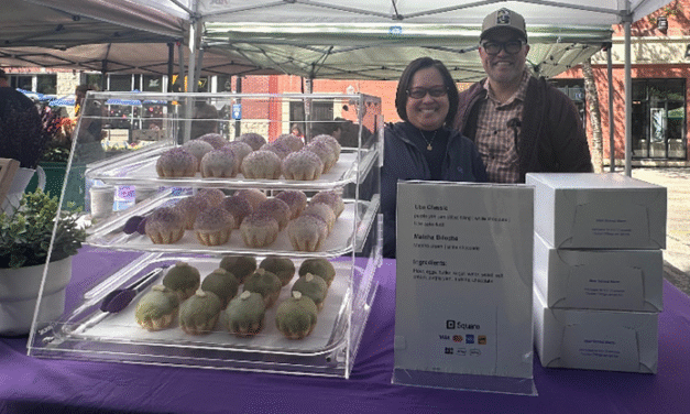 Ube Brioche at the Downtown farmer’s market