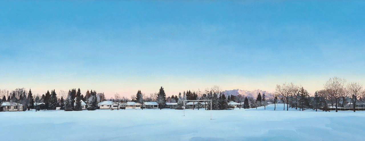 Landscape Painting at the 2025 Whyte Avenue Art Walk